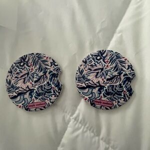 Simply Southern Tropical Car Coasters - Set of 2. New